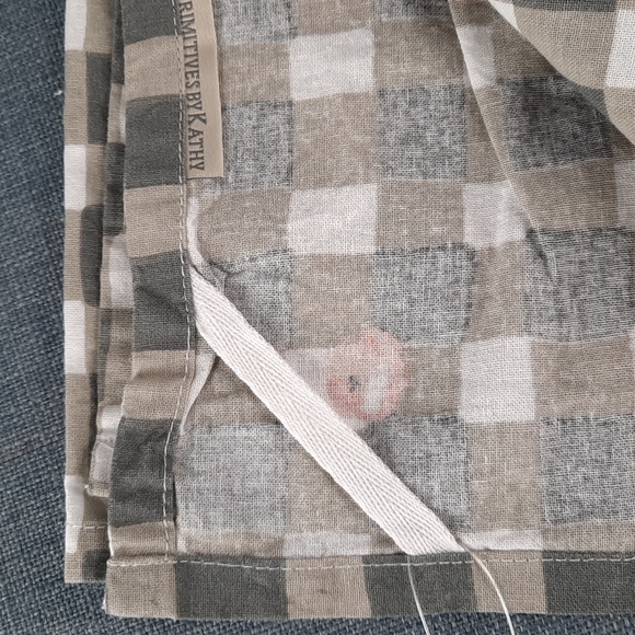 Fun Cotton Kitchen Dish Towel Fabulous Grandma Gift Present Gray White Check - Picture 3 of 5